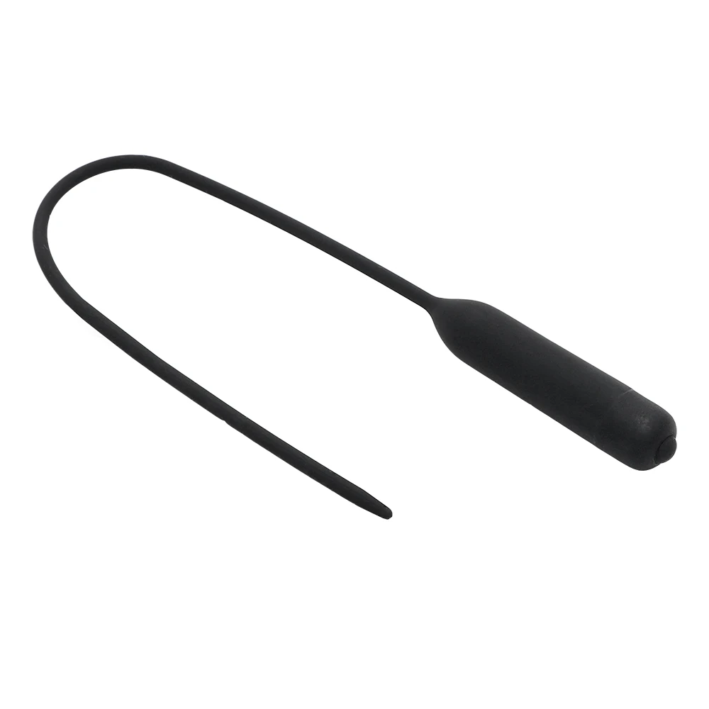 mm urétral 5.5 dilatateurs Silicone plug vibrateur masturbateur cathéters sons adultes jouets sexuels pour hommes_voghion.com