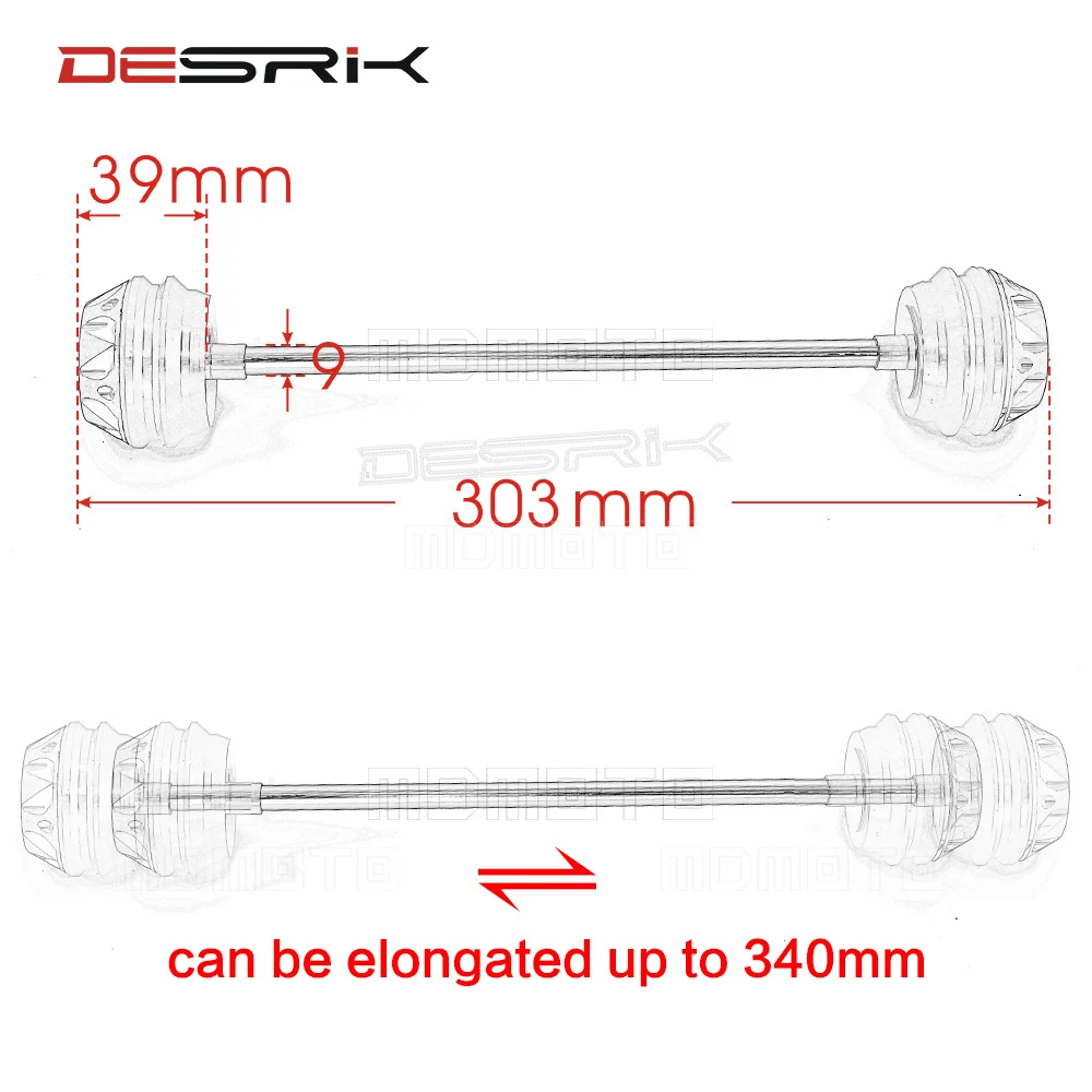 Front Axle Fork Wheel Protector For KAWASAKI Z800 Z1000 Z1000SX Ninja 1000 Z900 Z650 Motorcycle Accessories Crash Slider Pad