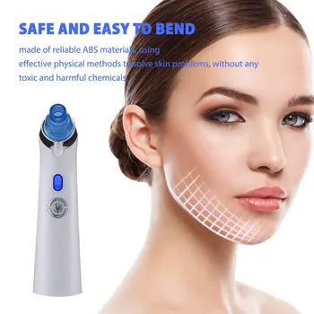 

Facial Pore Cleanser Electric Acne Acne Extractor USB Charging Blackhead Adsorption Tool LED Display For Facial Skin