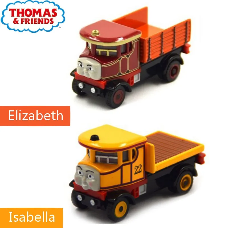 

Thomas and Friends Elizabeth Isabella Set Model Metal Plastic Magnetic Track Railway Car Boy Toy Christance Gift