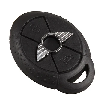 

New Replacement Case Remote Key Shell Washed Blade for Mini Cooper Black Key Chain