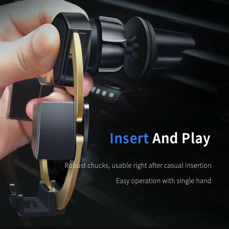 Крепление сотового телефона с вентиляционным отверстием Hands Free Auto Lock Gravity автомобильный держатель телефона Колыбель SP99