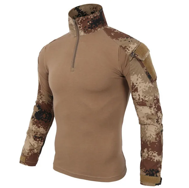 Militar Shirt 11 Мужская одежда высокого качества на открытом воздухе Военная Униформа камуфляжная рубашка тактическая одежда полный Маскировка ACU Настоящий мужской Frogman - Цвет: Militar Shirt 11