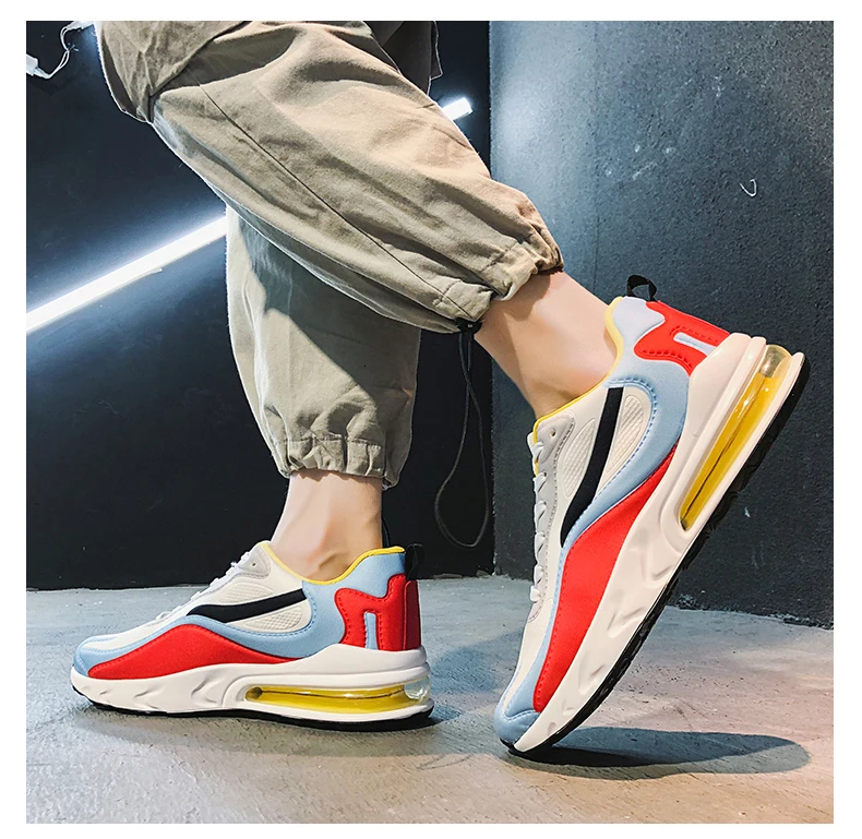 QZHSMY Mesh Shoes Men Breathable Casual Sneakers Light Classic Lovers Shoe Spring Autumn Comfortable Non-slip Tenis Masculino