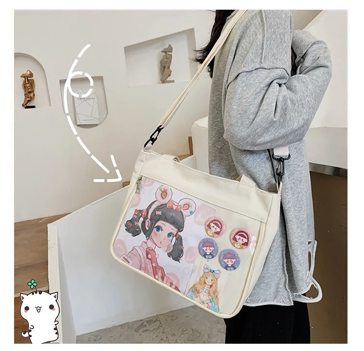 Ita Bag Japan Style 2020 New Cute Clear Removable Decorative Layer Cute Purse For Teens Girls Sweet Lovely Package Itabag qy052