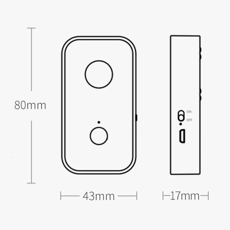 Xiaomi многофункциональный инфракрасный детектор инфракрасного сканирования вибрации индукции акустооптической сигнализации портативный Xiomi для безопасного путешествия