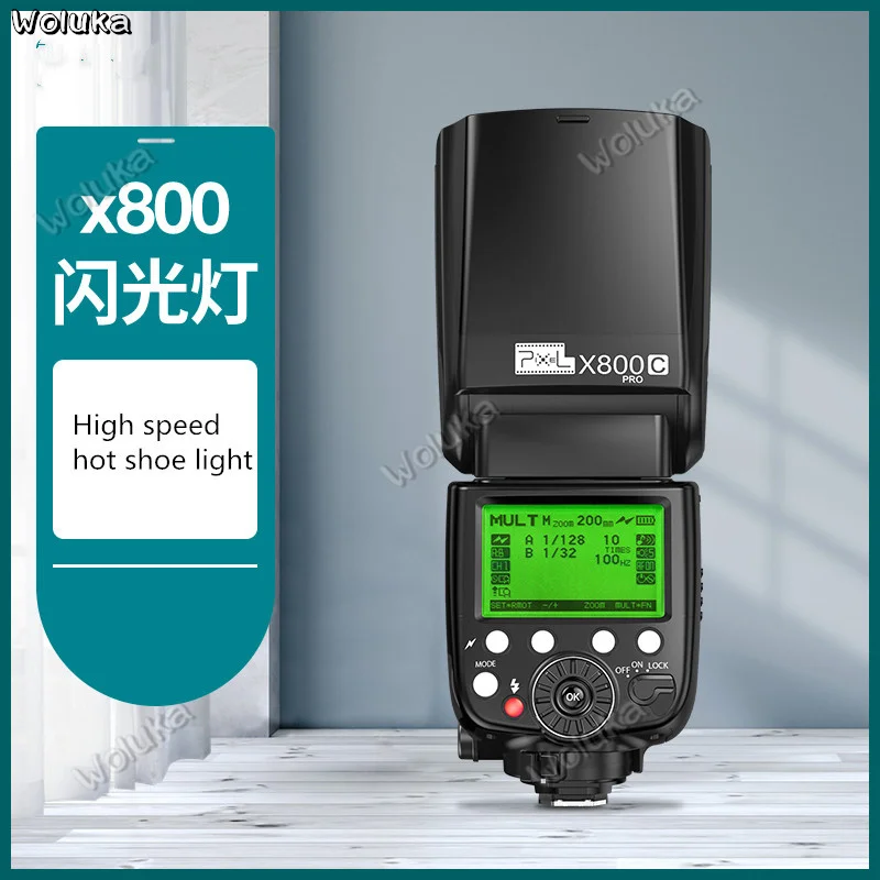 X800 SLR flash для S/N/C микро Одиночная камера Внешняя Высокая Скорость Горячая легкая обувь Топ CD50 T03