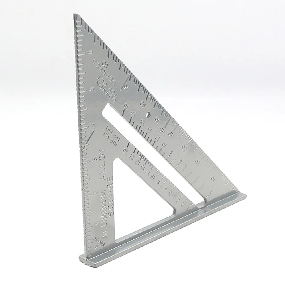 7 ''треугольная угломер из алюминиевого сплава скорость квадратная измерительная линейка для обрамления строительного плотника измерительные инструменты