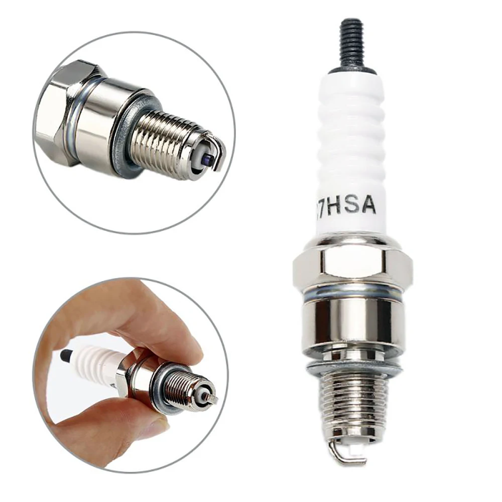 

A7tc spark plug for 4 stroke 139qmb, 139fmb, ATV (50-150cc), NGK c7hsa 4629 engines, GY6, 50cc, 110cc, 125cc, 150cc