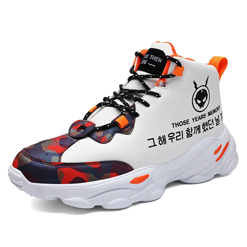 High Top Sneakers Mens Basketball Shoes 