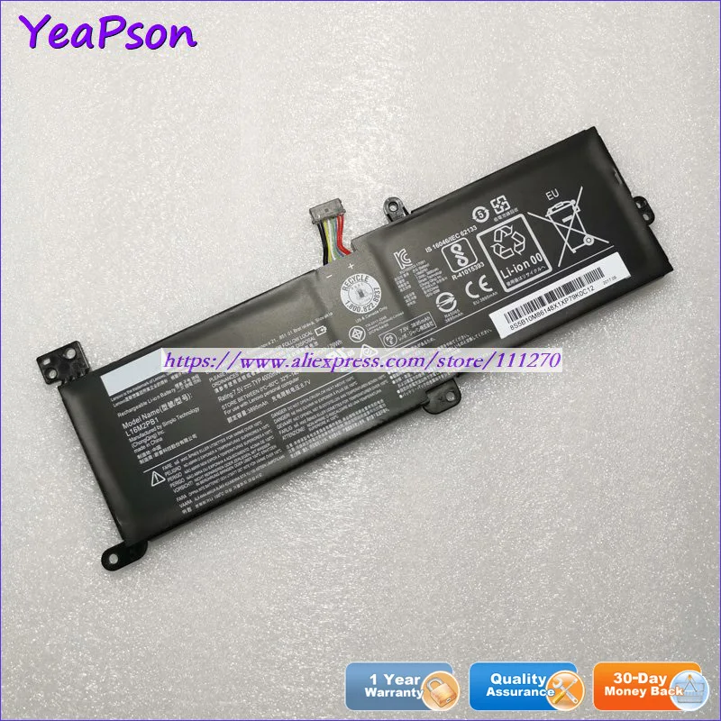 Подлинный аккумулятор Yeapson L16M2PB1 L16L2PB1 L16L2PB2 L16C2PB2 7 5 в 4000 мАч для ноутбука Lenovo IdeaPad 320
