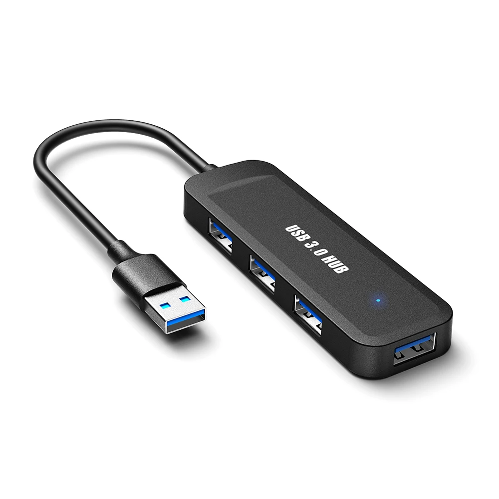 Высокоскоростной OTG концентратор Hannord usb хаб 4 USB 3 0 5 Гбит/с|USB-хабы| |