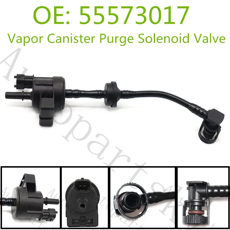  Emission Vapor Canister Purge Solenoid Valve for Buick Encore for Chevrolet Cruze Sonic Trax Replac