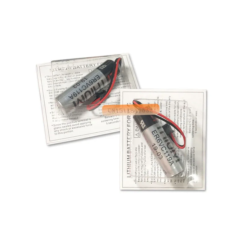 1 шт./лот для TOSHIBA ER6V ER6VC119A 3,6 в 2000 мАч PLC аккумулятор с черной вилкой