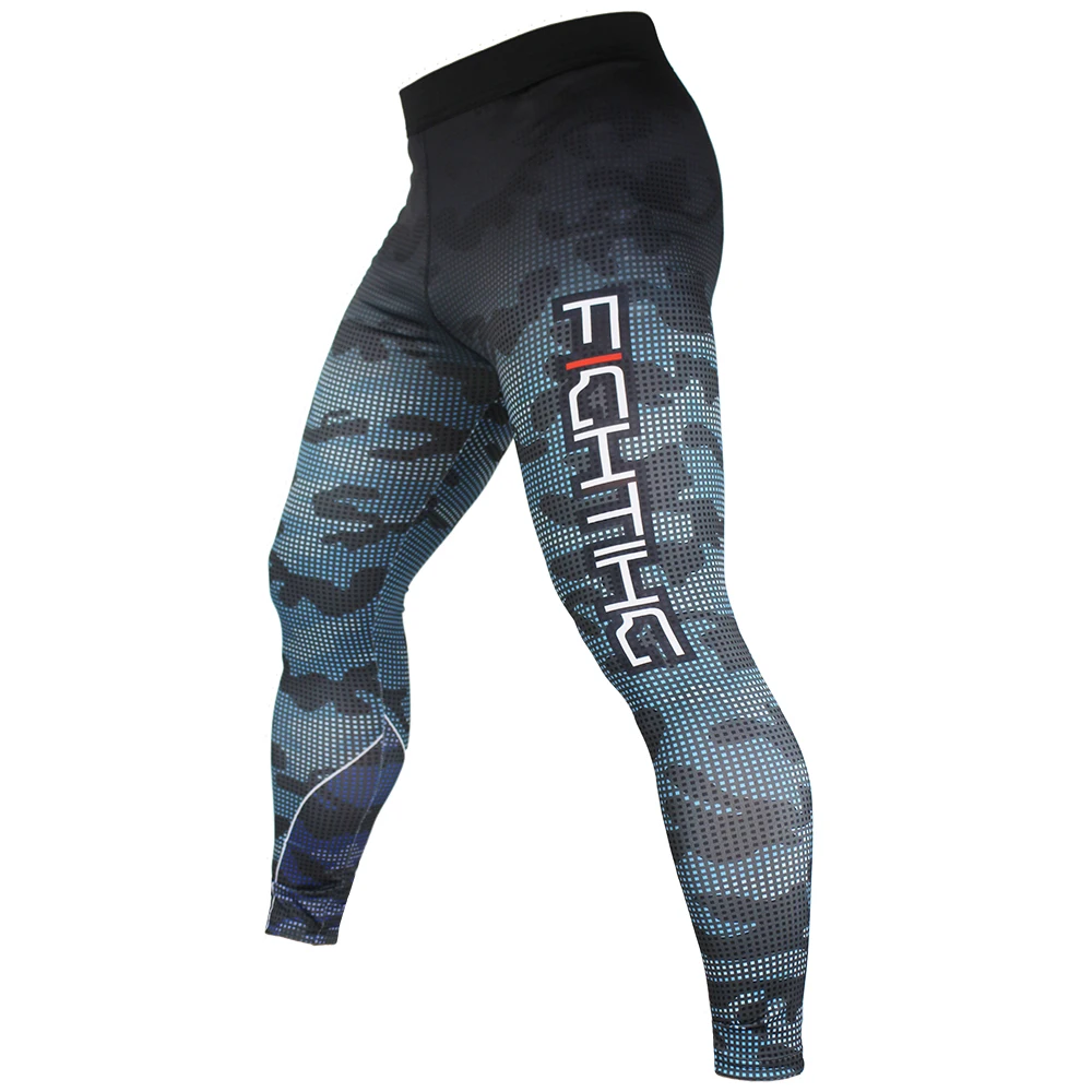 FTEIF/синие камуфляжные плотные дышащие шорты для занятий боксом MMA Tiger Muay Thai