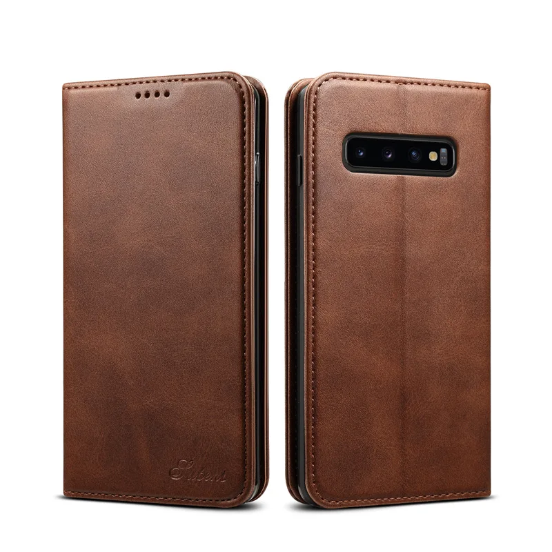 Роскошный кожаный флип-чехол для samsung Galaxy S10 S9 Plus S10e Note 9 10+ Мягкая силиконовая задняя крышка кошелек держатель для карт чехол
