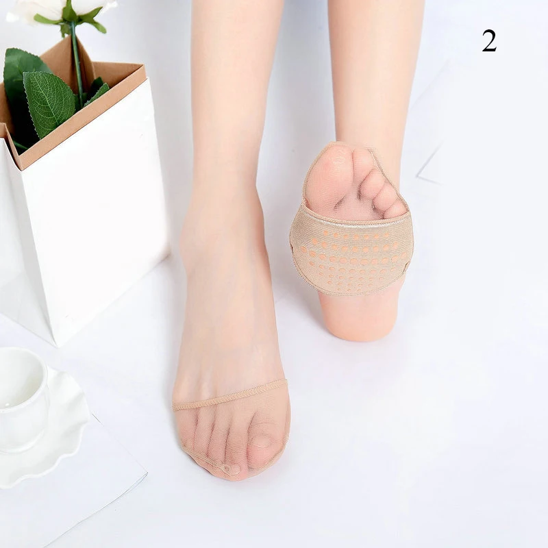 Five Toes Forefoot Pads Women High Heels Half Insoles Calluses Corns Foot Pain Care Foot Care Tool Absorbs Shock Socks Toe Pad high heel pads shoe inserts toe socks pad