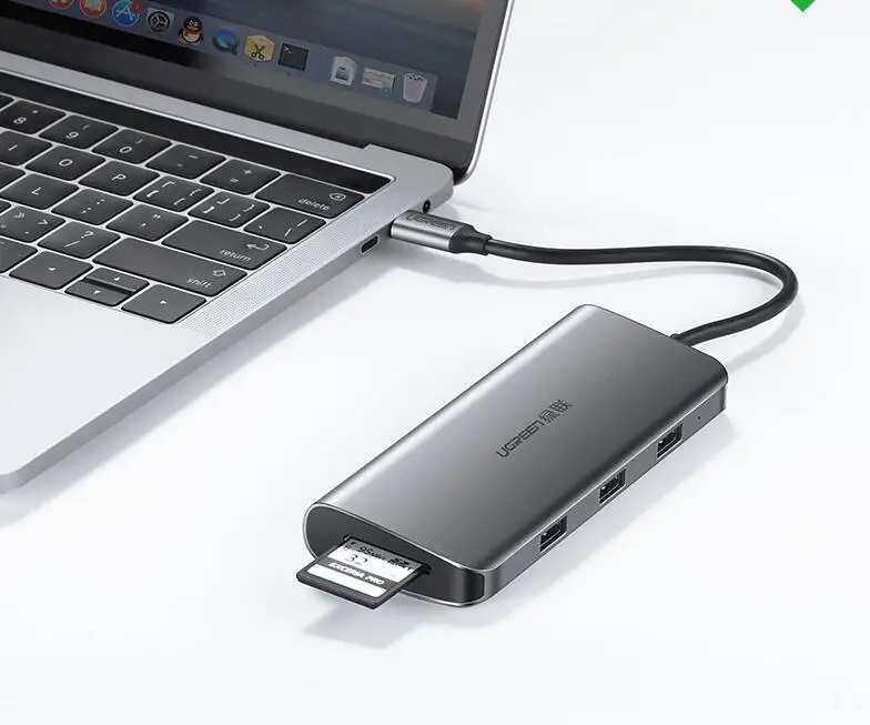 Тип-c USB-C док-станции для ноутбука адаптер конвертер деконцентратор для Apple samsung huawei ноутбук мобильный телефон и т. Д. A009