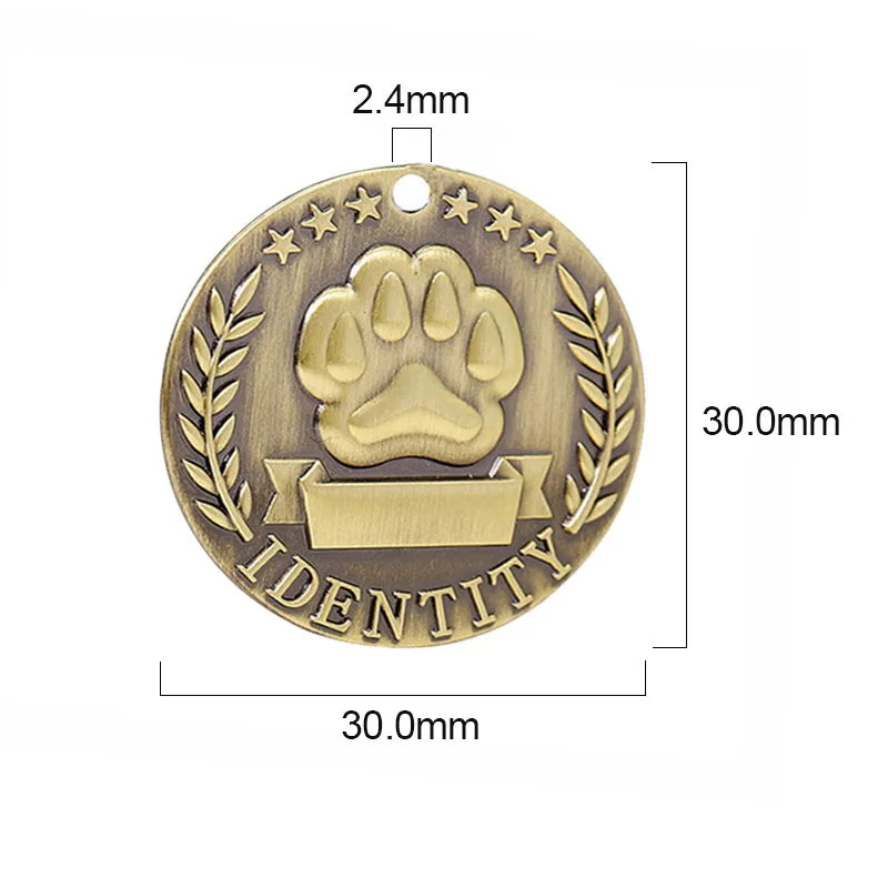 Personalized Engraving Anti lost Dog ID Tag Identification Customized Pet Name Puppy Collar Dog Cat Bone Tags Pet Supplies pet id tags pet collar dog collar tags pet id medal pendant id tag keychain id tag holder