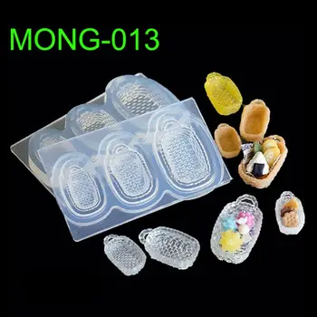 

1 Set Round Straw Bowls Resin Silicone Molds Epoxy Resin Jewelry Tools Mini Square Straw Bowls Box Molds Straw Basket Mold