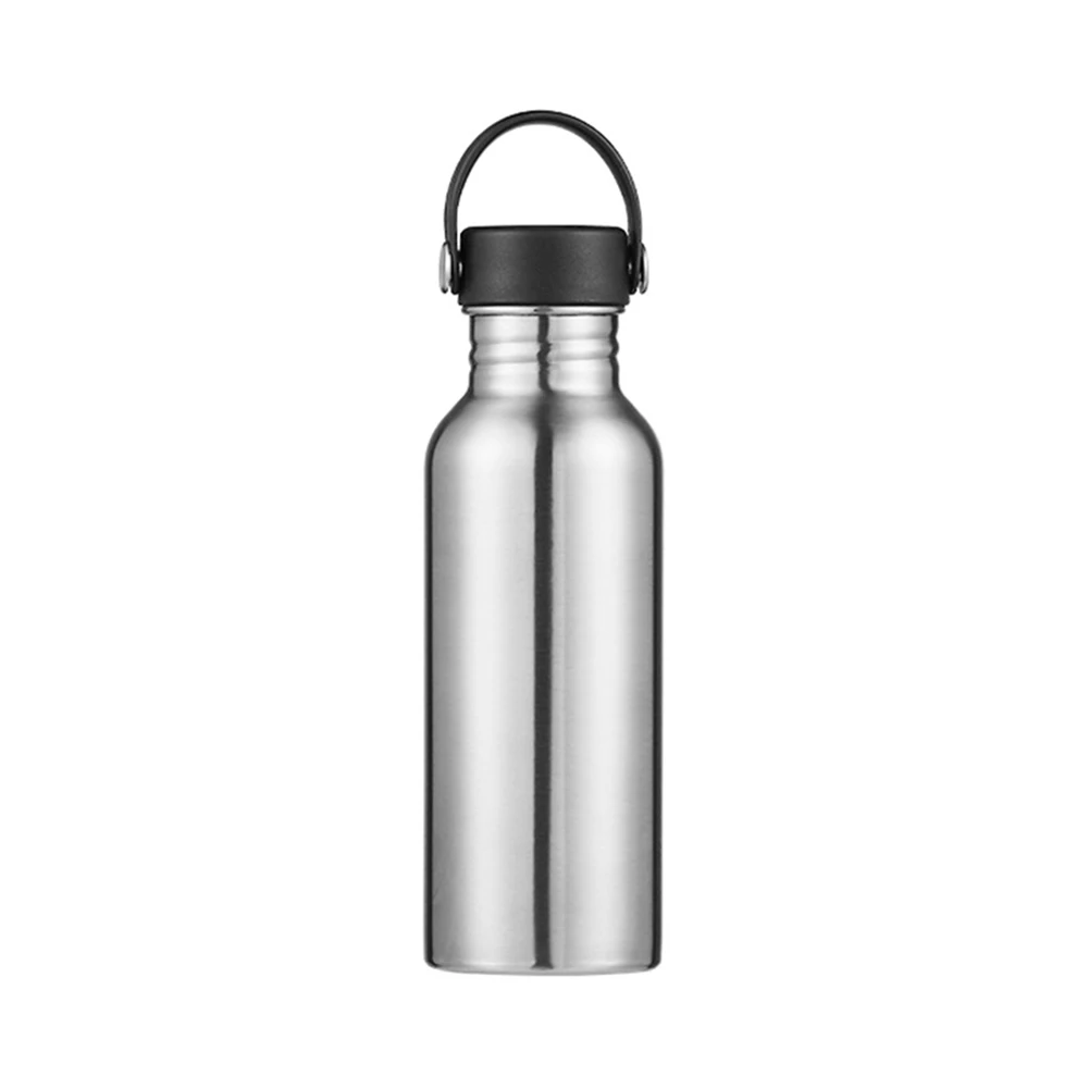 600ml PP Нержавеющая сталь бутылка для питья Изолированная Спортивная бутылка прочная многоразовая эко бутылка для воды герметичная Спортивная бутылка с крышкой - Цвет: 600ml PP