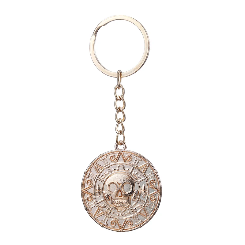Горячие Пираты Карибы ожерелье Джек Воробей ацтекский медальон в форме монеты кулон Джони Депп фильм ювелирные изделия для мужчин и женщин Подарки