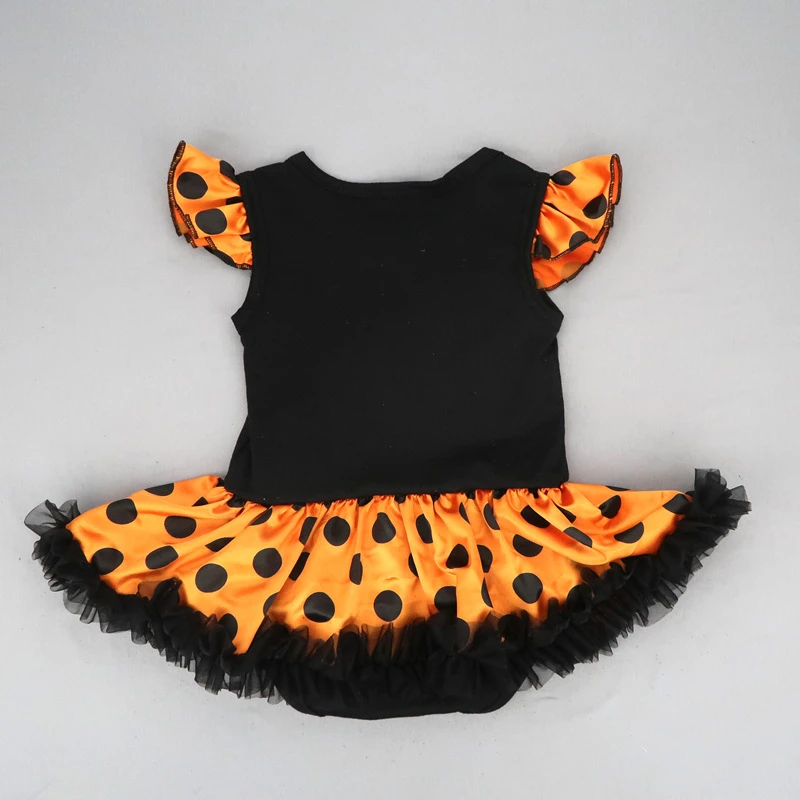 Baby Girl Fall Clothes Fashion Kids Baby Girls Halloween Letter Romper Tulle Skirts HairBand Leg Warmer Outfits Newborn Set