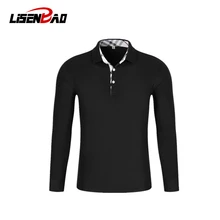 LiSENBAO, высокое качество, Мужская рубашка поло, мужская с длинным рукавом, одноцветная рубашка поло, Camisa Polo Masculina, повседневная, хлопок, плюс размер, S-3XL, Топ