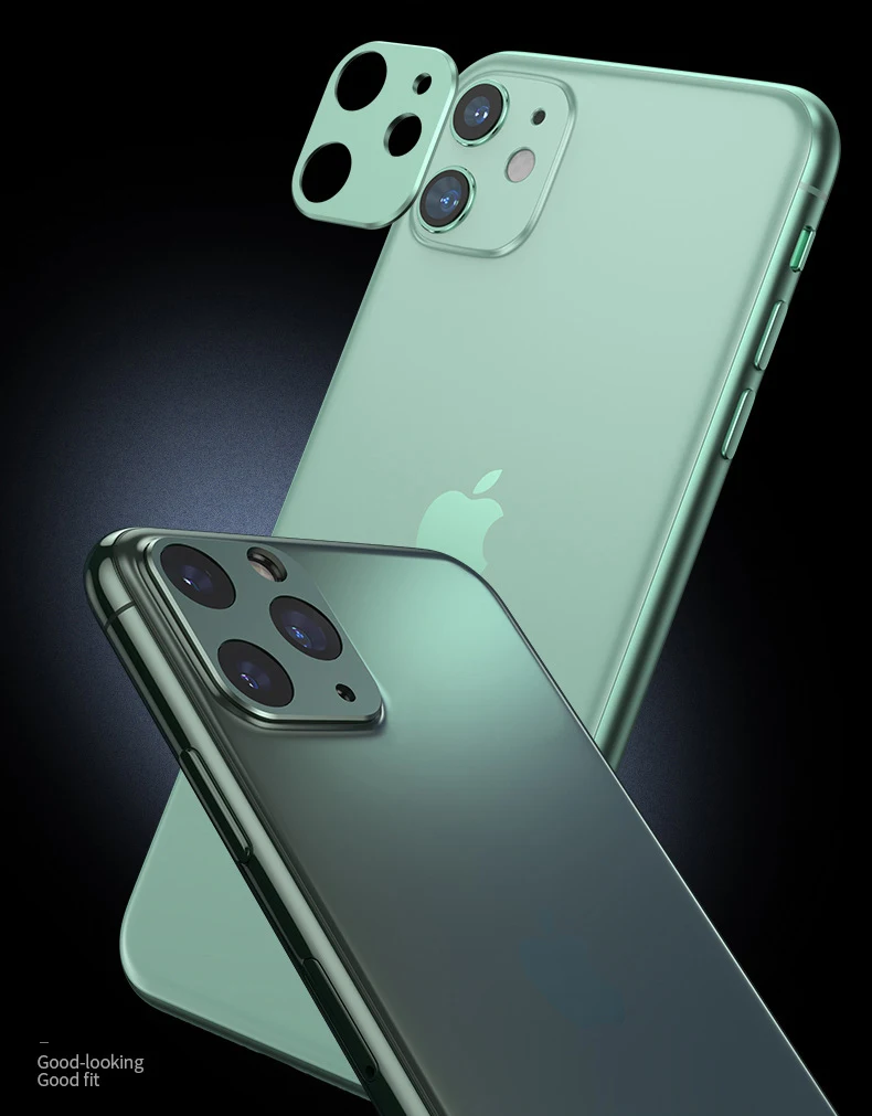 Защитная крышка для камеры для iPhone 11 Pro Max металлическое защитное кольцо для iPhone 11 11Pro Задний защитный чехол для камеры