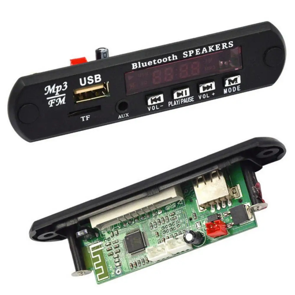 Automobile MP3 FM Radio Bluetooth 5.0 Speaker Module Audio Decoder Board