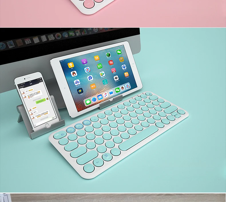 teclado sem fio de bluetooth para smartphonttabletportátilcomp