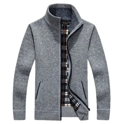 

Mens Sweater Jackets Spring Autumn Sweatercoats Mens Casual Sweater Jackets Men's Zipper Jacket Mens Cotton Thick Warm Jacket