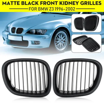 

1 Pair Matte Black Left&Right Car Front Kidney Grilles For BMW Z3 1996 1997 1998 1999 2000 2001 2002 Replacement Racing Grilles