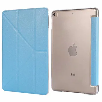 

Smart Cover for iPad Mini2 3 Case for iPad Mini 1 2 3 4 5 Case PU Leather Hard Plastic Back Cover with Trifold Stand Auto Sleep
