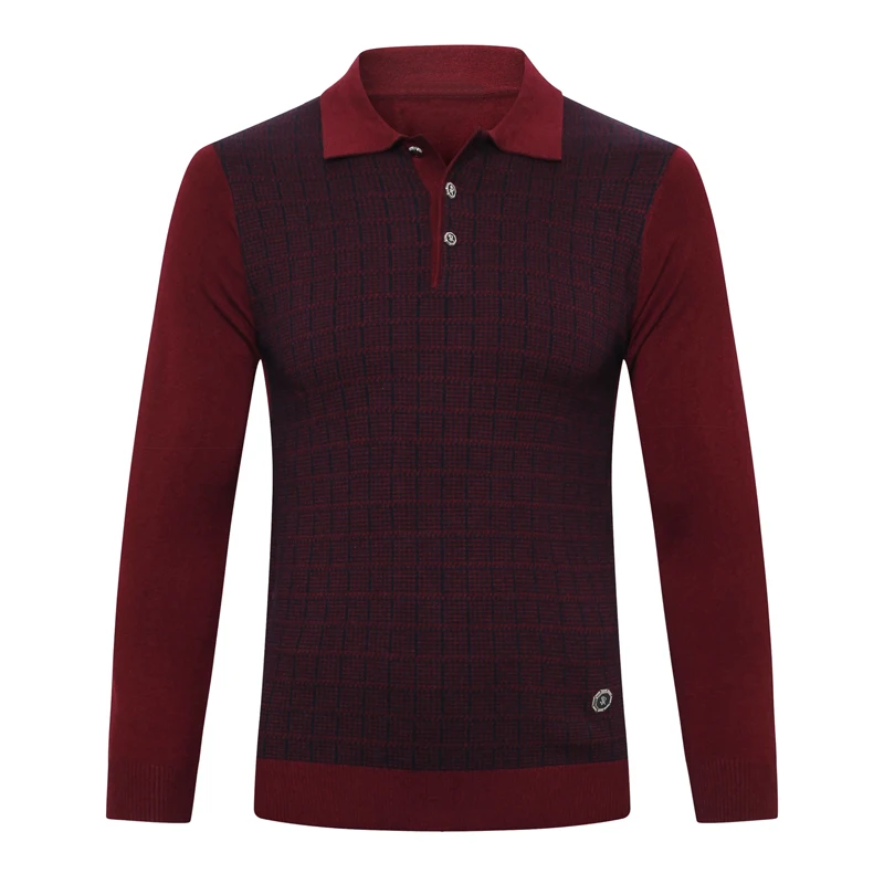 

Billionaire sweater wool men's 2019 New Fashion Button comfort British stitching high quality gentleman big M-5XL free shipping