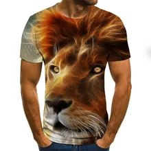 Aliexpress - 2020 3D Print T-shirt New Digital for Men Women / Summer Fun T- Shirt Adult Children Animal Lion Personalized Street Top