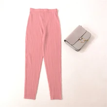 Плиссированные модные короткие узкие брюки 90 см