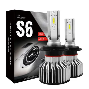 

CSP Ampoule H7 H1 H4 Car Headlight turbo Led fog light Auto Lamp 9003 HB2 Hilo lamp 80W 10000LM 6000K 12V 24V Moto kit