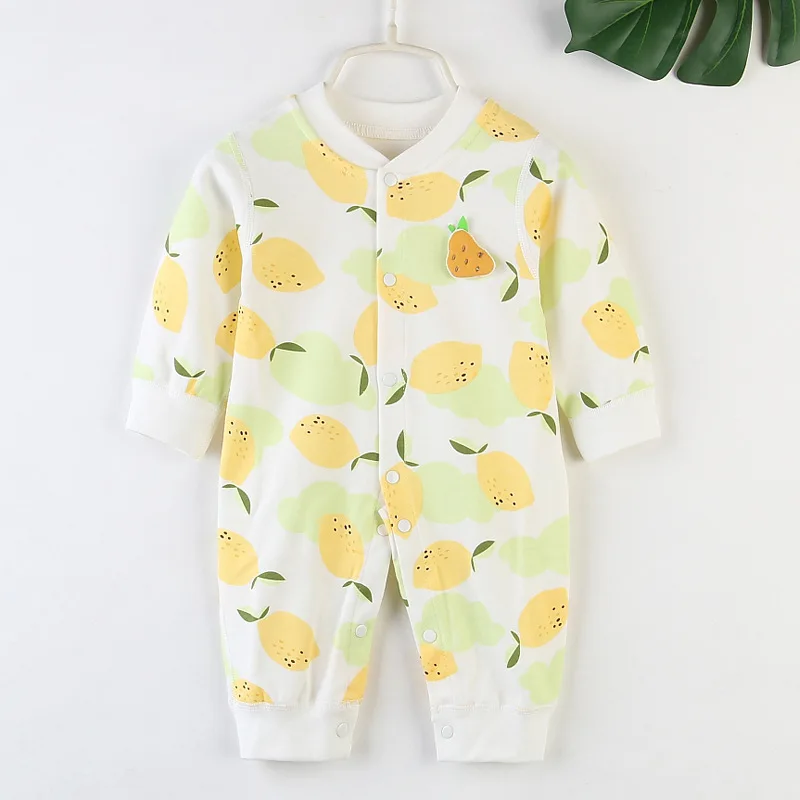 

Baby Onesie Spring And Autumn Nursing 4 Months Baby Clothes 0-3 Men's 6 Newborns Thin Women's Summer Romper 1-Year-Old