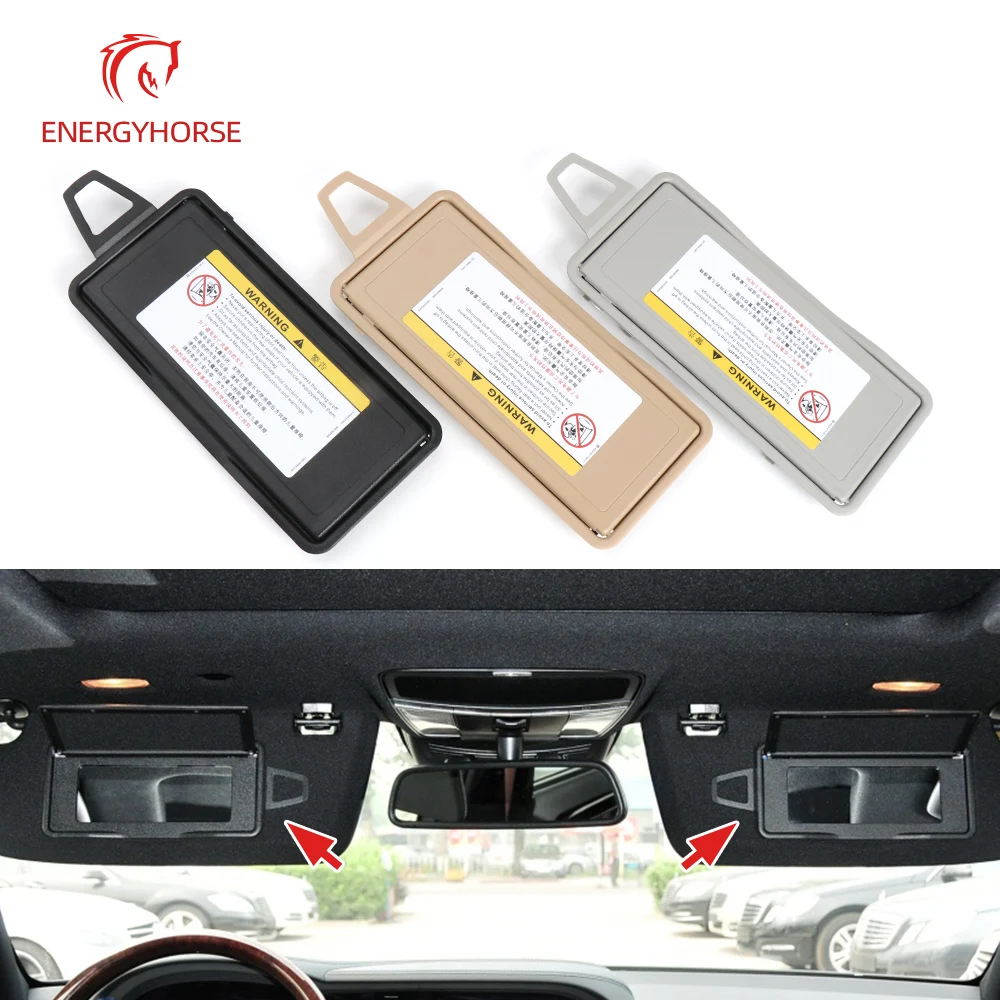 메르세데스 벤츠 S 클래스 W220 용 신차 선바이저 미러 커버, 메이크업 미러 커버, 벤츠 S300 S320 S350 S400 S450 용