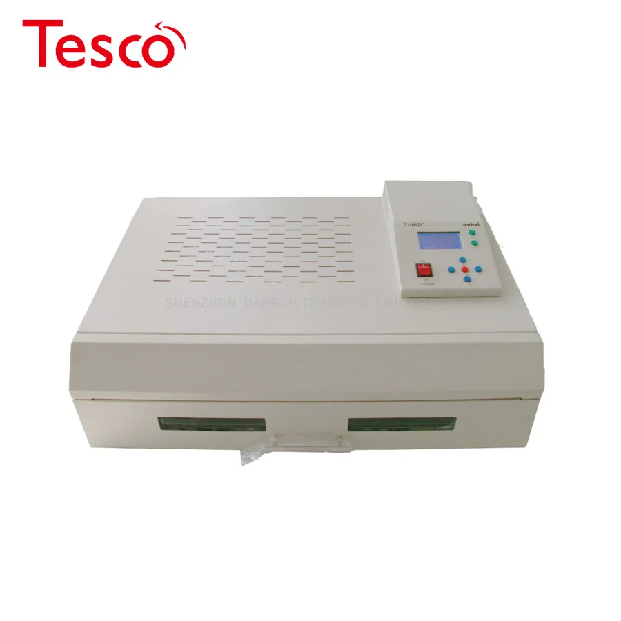 

PUHUI T962C BGA Rework Station T-962C Reflow Oven Machine Infrared Heater 2500W reflow station white color