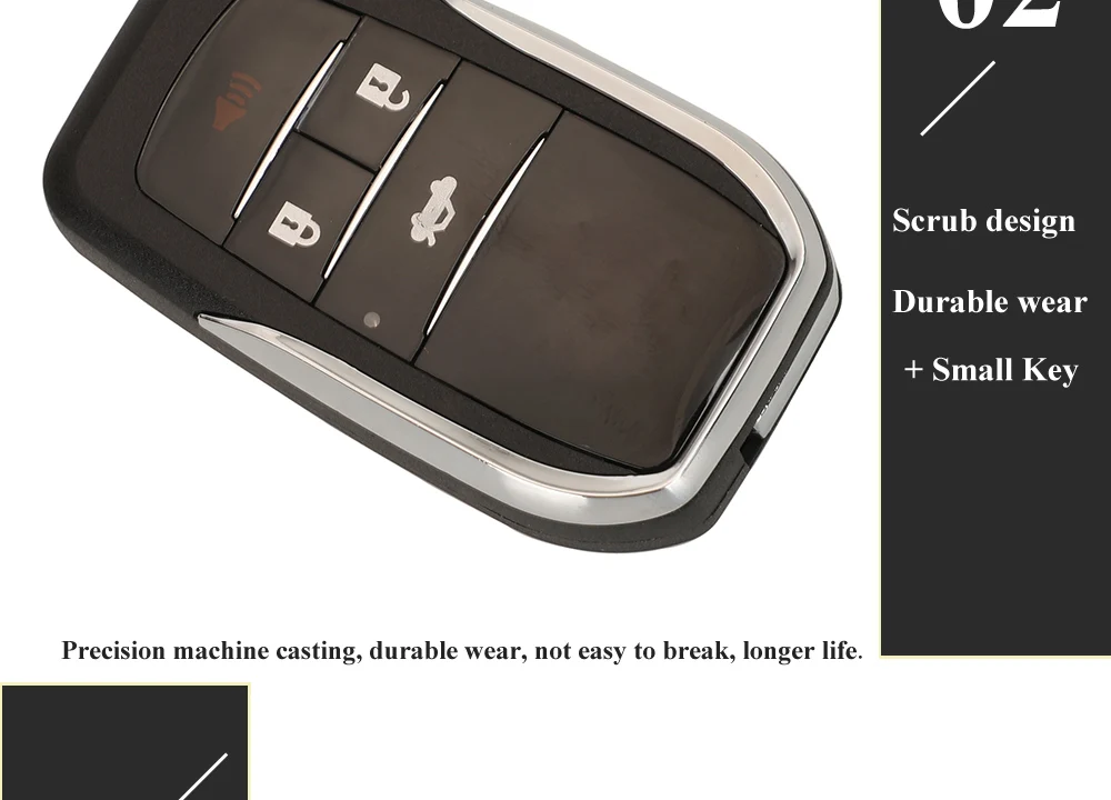 Keyforkess 10pcs 2/3/4BT modificato Flip Remote Key Shell Cover per Toyota Corolla Camry Auris TOY47 Upgrade custodia pieghevole per chiavi - H58e129f7b22e4015876ae60b32a62a42W