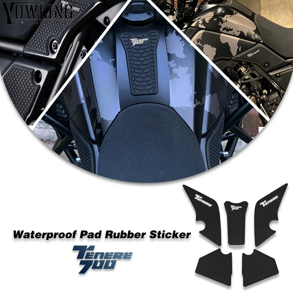 5 in 1 Sticker Set Protector For Yamaha Tenere 700 T7 Rally 2019-2021 2020 Tank sticker Protector Anti slip Oil Pad Sticker Gas