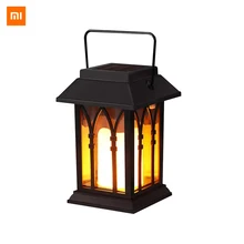Fypo – bougie LED solaire imperméable, éclairage d'extérieur, luminaire décoratif de paysage, lumière en forme de flamme vacillante, idéal pour un jardin ou une pelouse