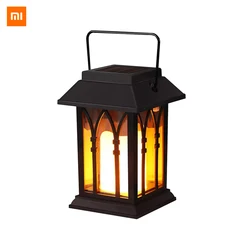 Fypo – bougie LED solaire imperméable, éclairage d'extérieur, luminaire décoratif de paysage, lumière en forme de flamme vacillante, idéal pour un jardin ou une pelouse 