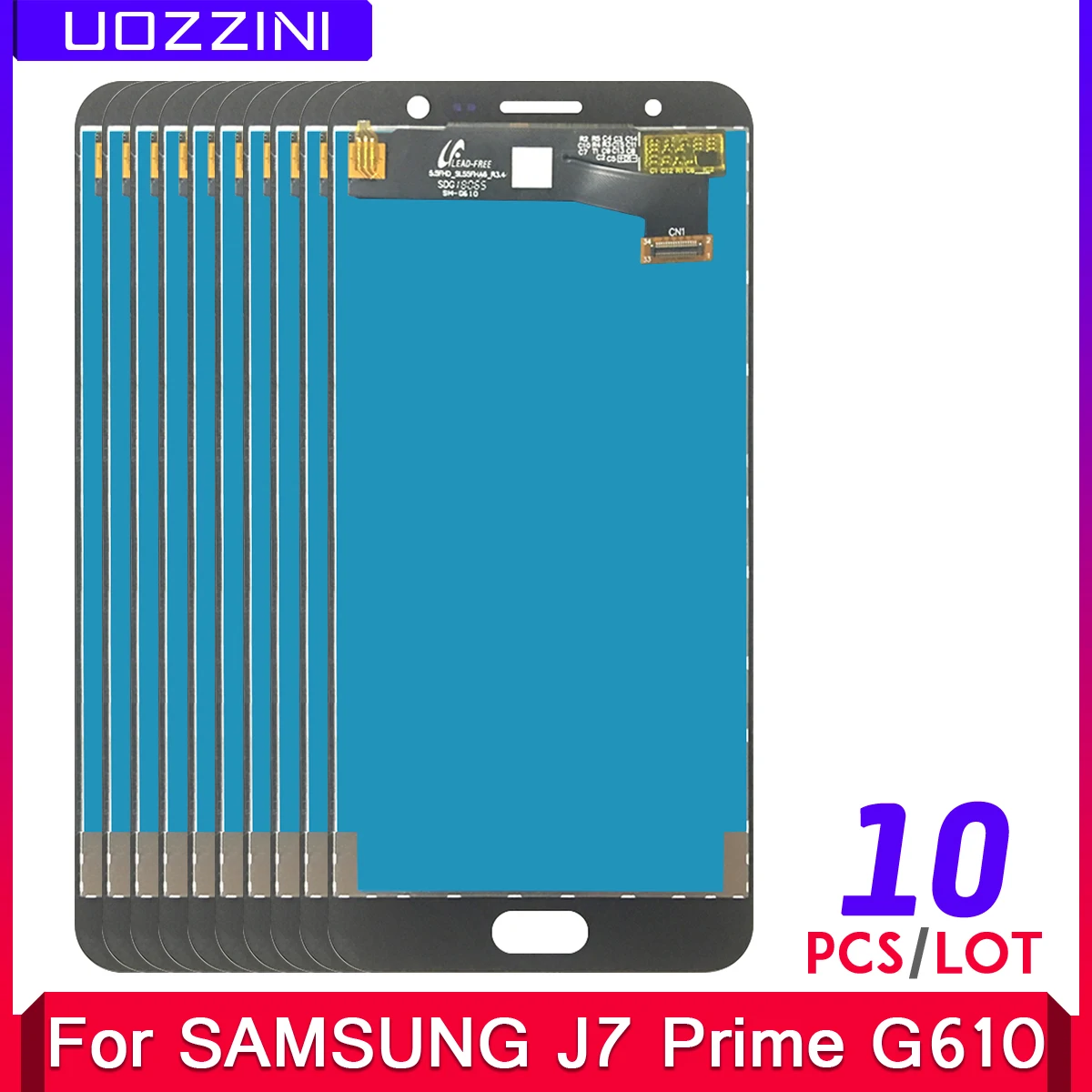 ЖК-дисплей 10 шт./лот для SAMSUNG Galaxy J7 Prime J7P 2016 G610 G610F G610M сенсорный экран в сборе замена