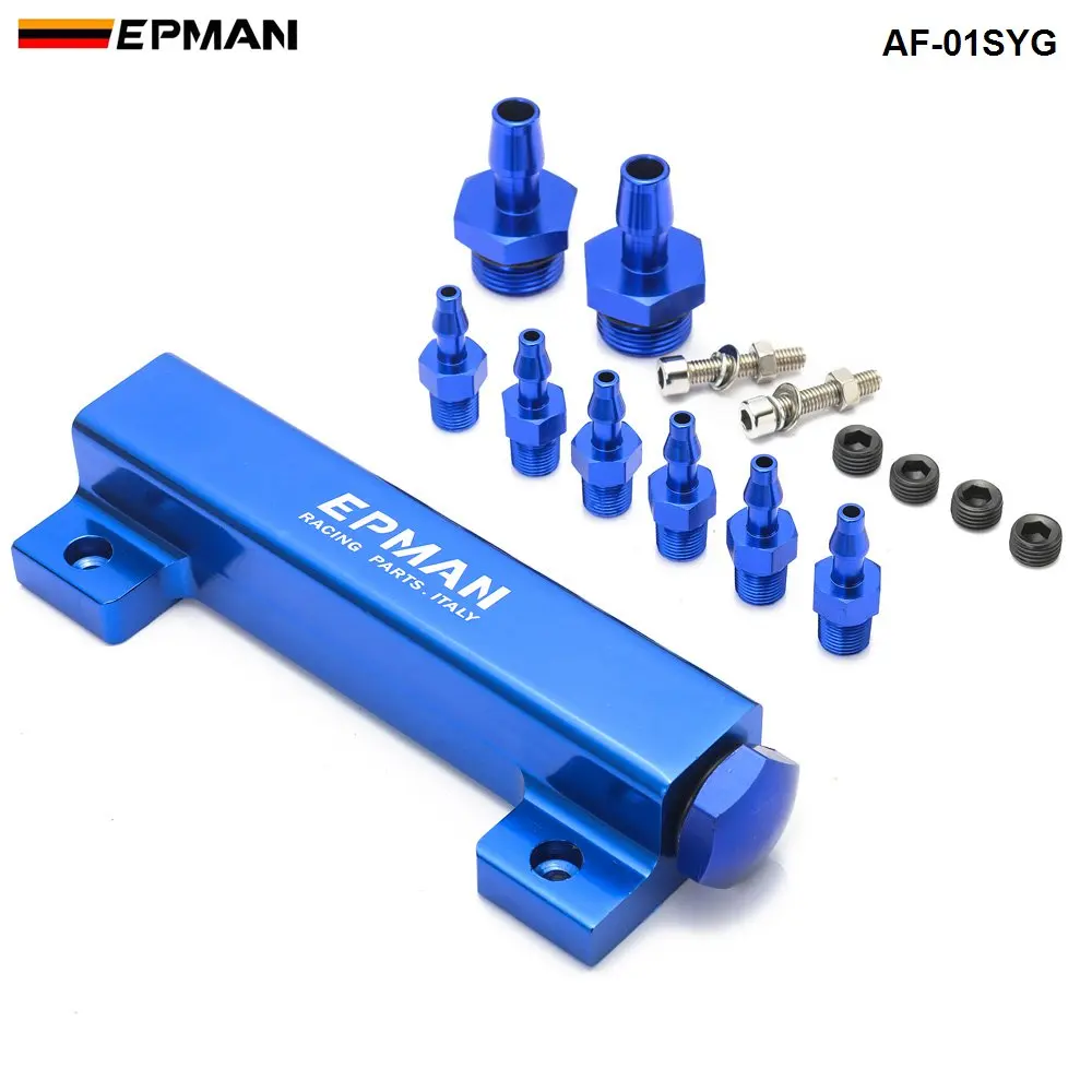 Алюминиевый турбонаддув 1/8 NPT набор коллектора с 6 портами для Nissan подходит для: