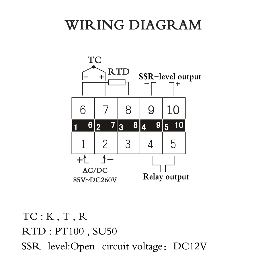 PID(оранжевый дисплей) AC \ DC85~ 260 В, цифровой Интеллектуальный контроллер температуры, VST7100, Прямые производители, гарантия качества