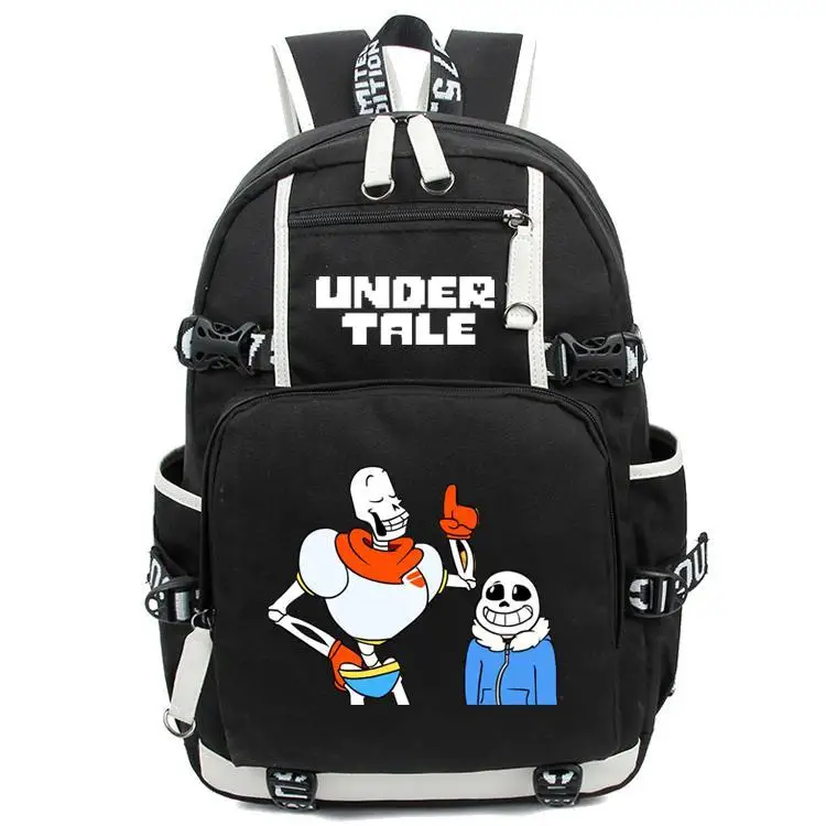 Style 3 Аниме Undertable San Рюкзак Сумки для книг USB порт сумки для ноутбука школы путешествия девочек рюкзак для мальчиков подарок - Цвет: Style 3