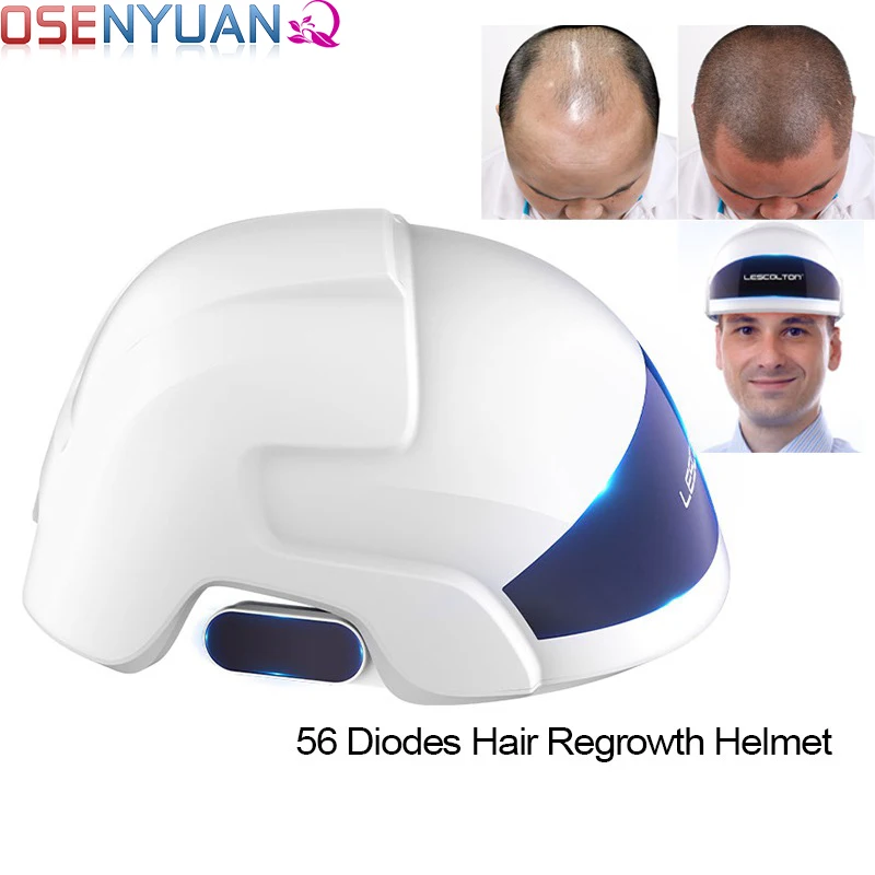 Hair Regrowth Laser Led Infrared Light Helmet Fast Growth Hair Cap